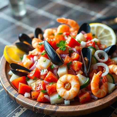 Croatian Seafood Salad - Adriatic Recipe
