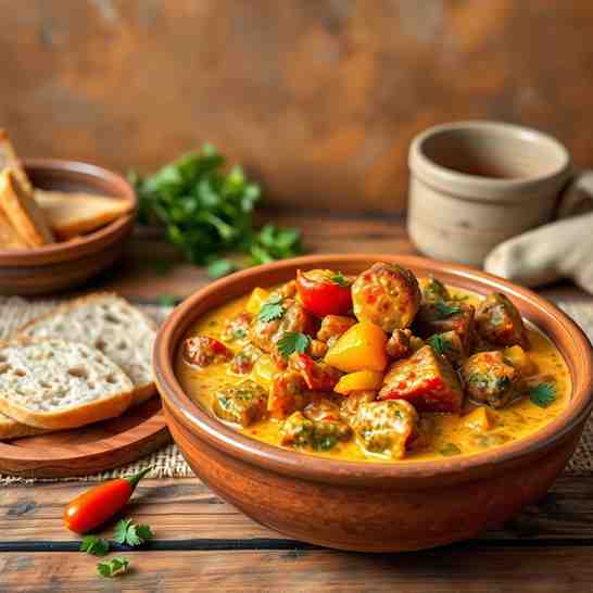 African Food Recipes - Creamy Bokhoni & Veg Stew (Gluten-Free)