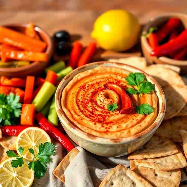 Algerian Hmiss Roasted Red Pepper Dip Recipe