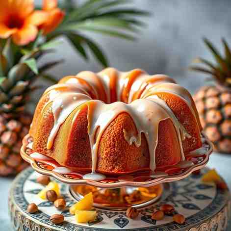 Aloha Fruit Cake - Tropical Bundt Recipe & Easy Treats