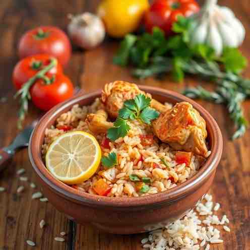 Easy Costa Rican Arroz con Pollo
