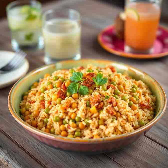 Bahamian Peas & Rice Easy Coconut Milk Recipe