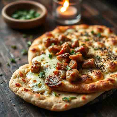 Bake Seasoned Pork Flatbread - Pastrmajlija Recipe