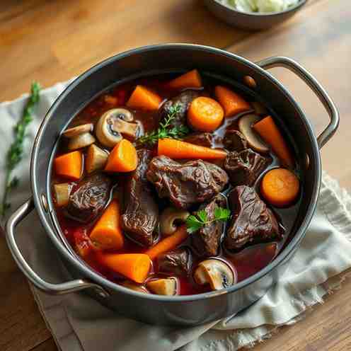 Julia Child's Beef Bourguignon - Classic Recipe