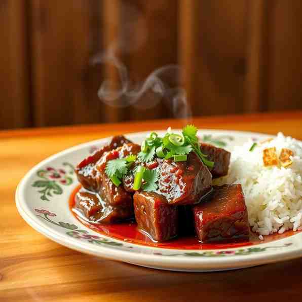 Slow Cooker Beef Short Ribs Rendang - Indonesian Recipe