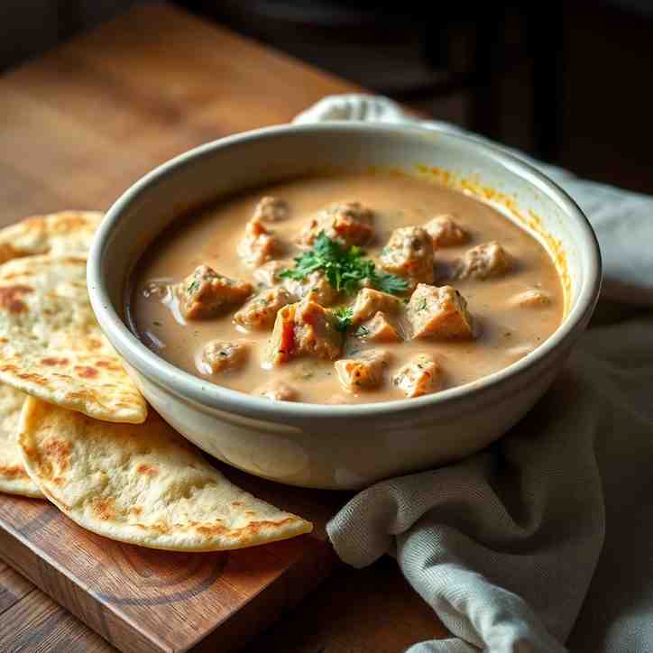 Belarusian Machanka - Creamy Pork Stew for Pancakes | Meat Recipes