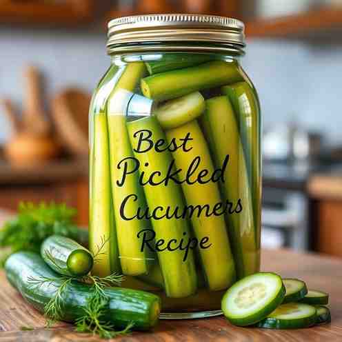 Best Pickled Cucumbers Recipe - Make Them Crisp & Tangy Today