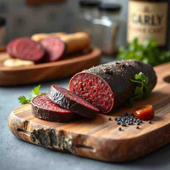 Homemade Blood Pudding Sausage - English Recipe