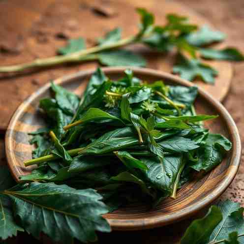 Boiled Cassava Leaves (Pondu-Style)