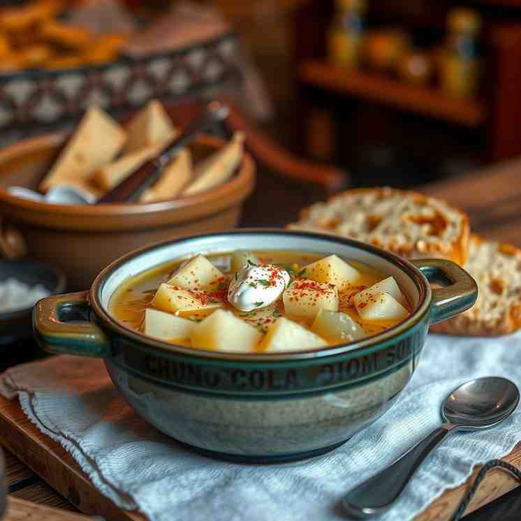 Bolivian Chuño Cola - Potato Soup Recipe