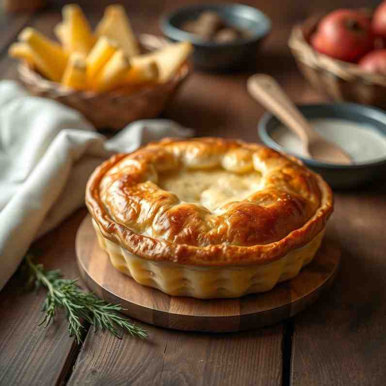 Bosnian Prijesnac - Easy Oven-Baked Cheese Pastry Recipe