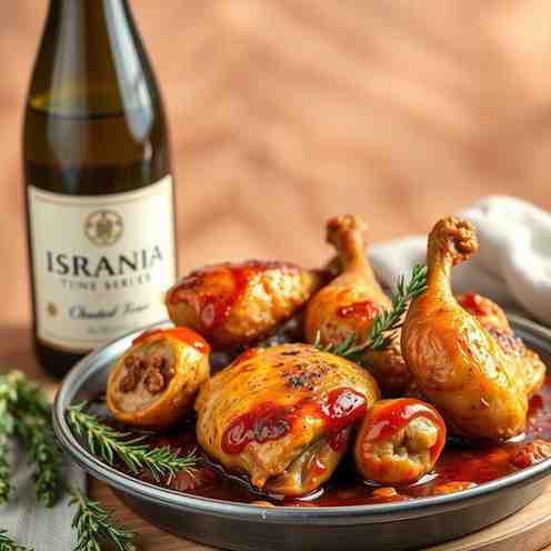 Best Braised Chicken Recipe - Israeli Wine & Herbs | Try It
