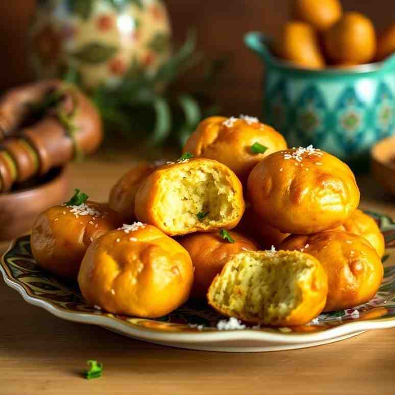 Caribbean Breadfruit Puffs Crispy, Easy Recipe