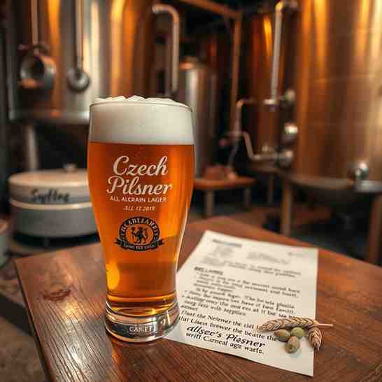 Brew Czech Pilsner - An All-Grain Lager Recipe