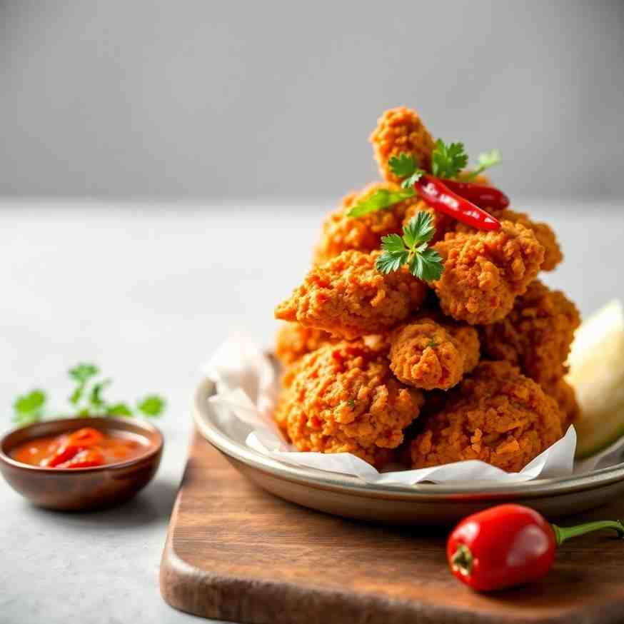 Brunei Ayam Penyet Your Crispy Spicy Fried Chicken Recipe