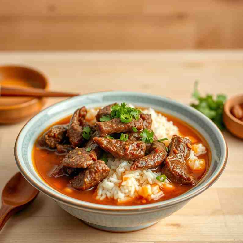 Easy Beef & Rice Recipes - Bubur Lambuk