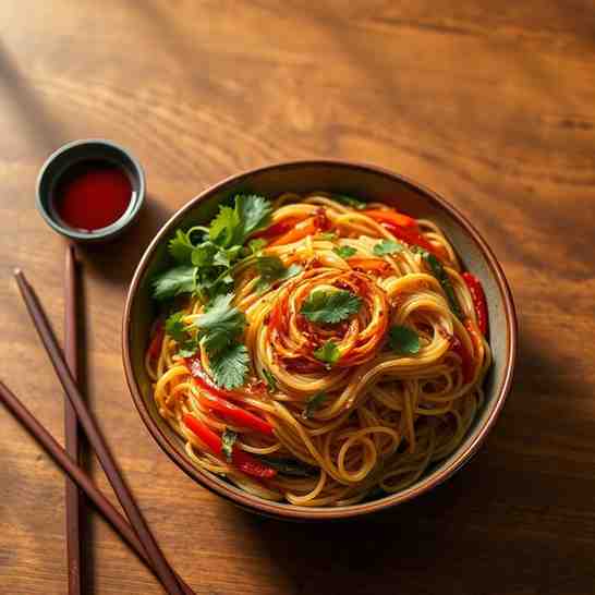 Burmese Shan Noodles - Easy Stir Fry Recipe