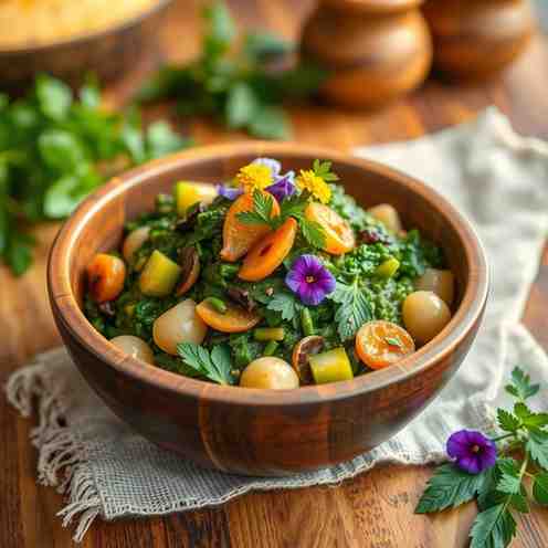 French Guianese Calou - Healthy Green Recipe & Caribbean Side Dish