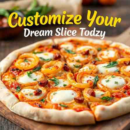 Caramelized Onion Pizza - Customize Your Dream Slice Today