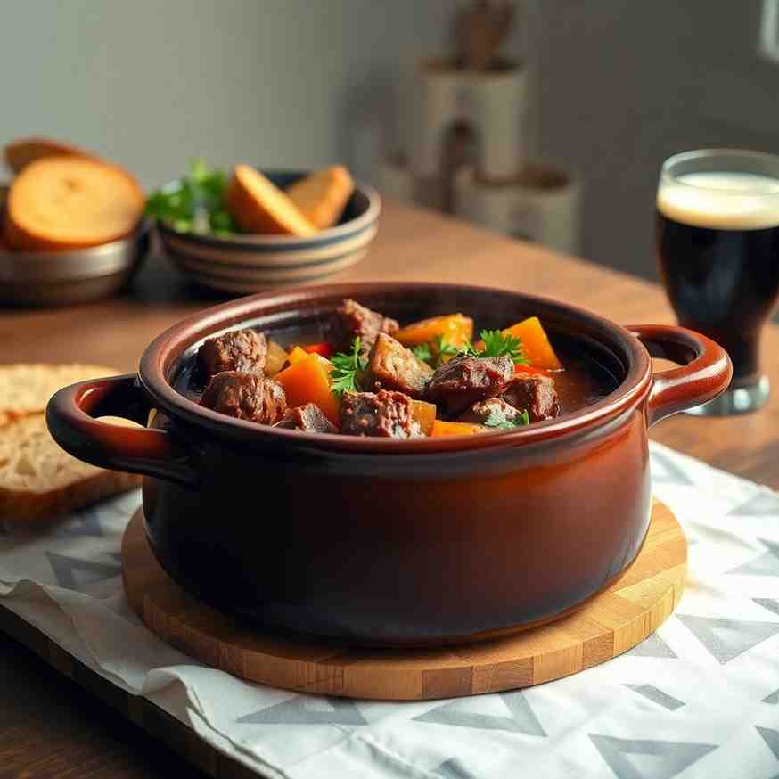 Belgian Beef Beer Stew Recipe Savor Carbonnade Flamande