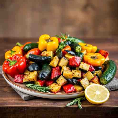 Recipes Using Only Vegetables - Easy Catalan Roasted Veggies