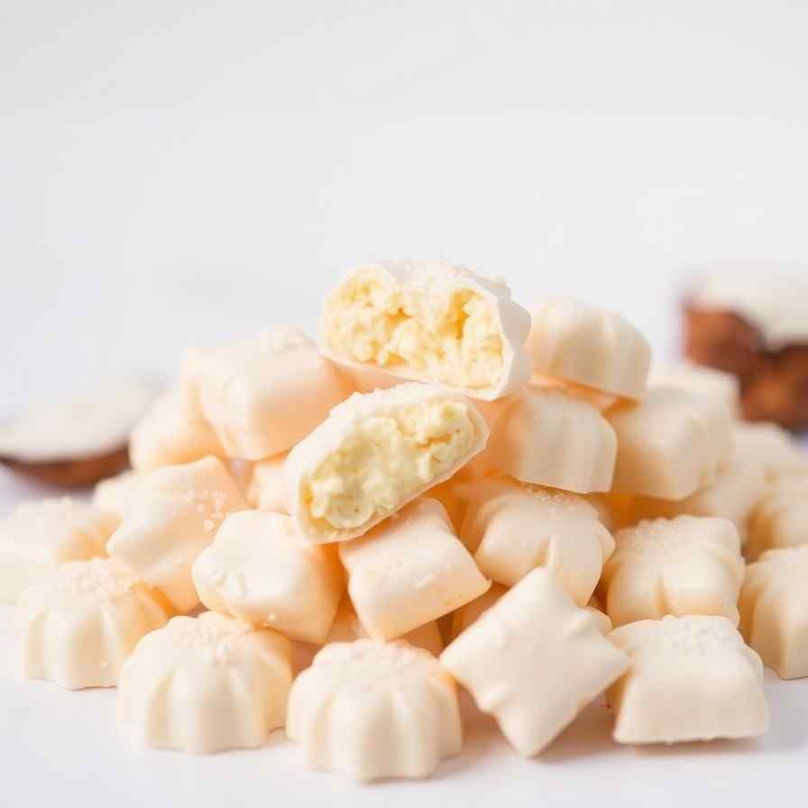 Chewy Vanilla Coconut Candy - Easy Dominican Dessert