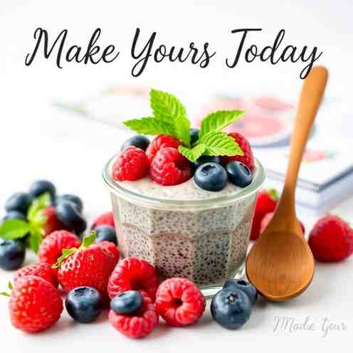 Heart-Healthy Chia Seed Pudding with Berries - Make Yours Today