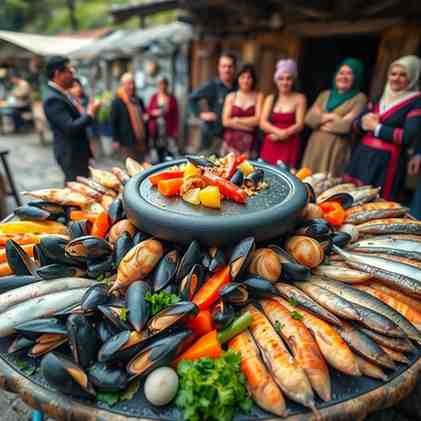 Chilean Curanto - Seafood Feast & Hot Stone Tradition