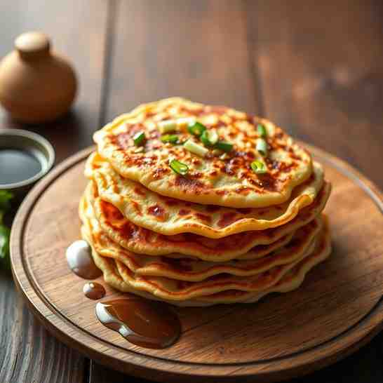 Crispy Chinese Scallion Pancakes