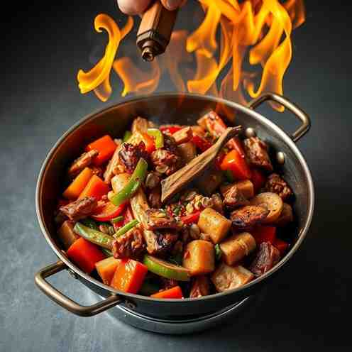 Fiery Ma La Xiang Guo - Chinese Stir Fry Recipe