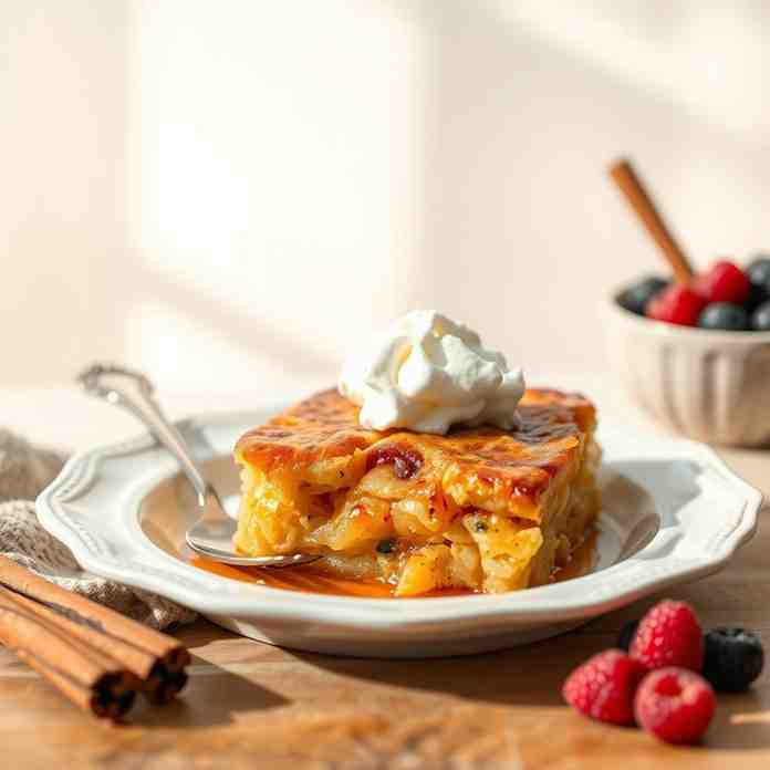 Classic Bread Pudding - Easy English Dessert
