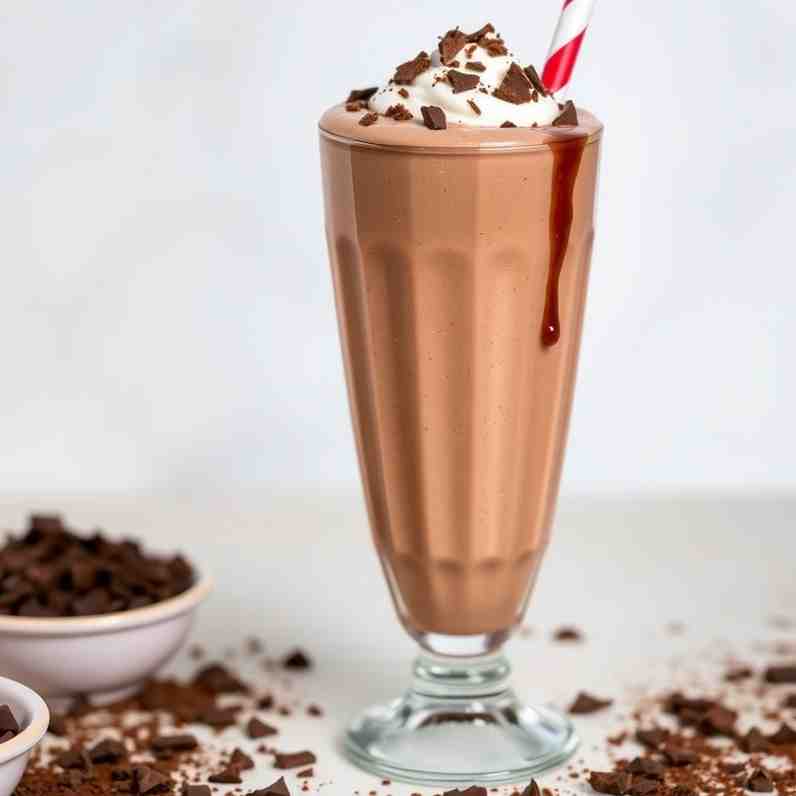 Classic Chocolate Milkshake Recipe - Thick, Creamy Shake Now
