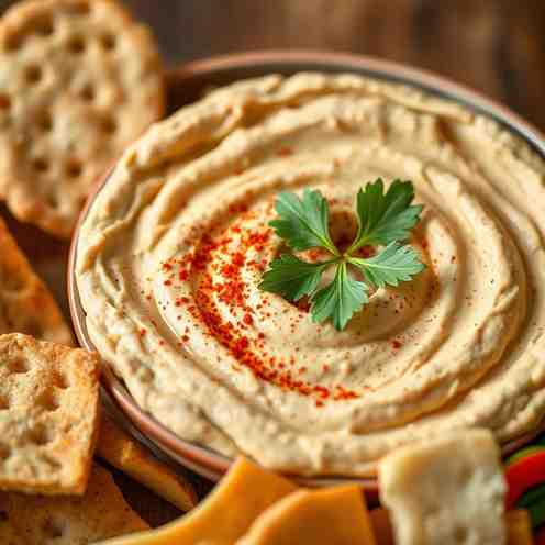 Classic Hummus Recipe - Creamy & Smooth from Dried Chickpeas