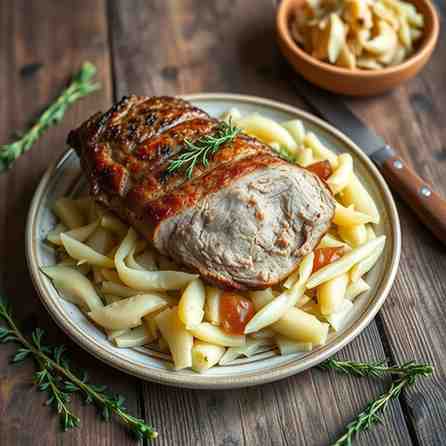 Estonian Seapraad - Classic Pork Roast with Sauerkraut Recipe