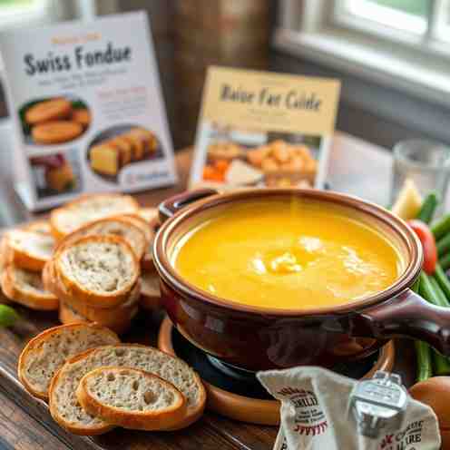 Classic Swiss Cheese Fondue - Smooth & Easy Recipe