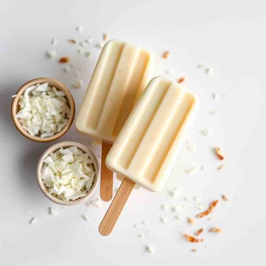 Creamy Coconut Popsicle Recipe - Easy Recipe