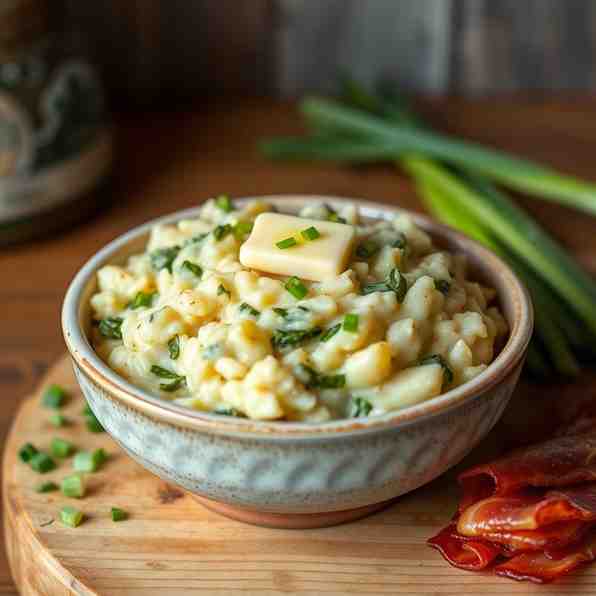 Colcannon - Creamy Irish Mash Potato Dish Recipe