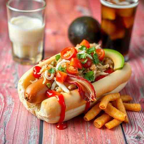 Completo Chileno - Hot Dog Recipe