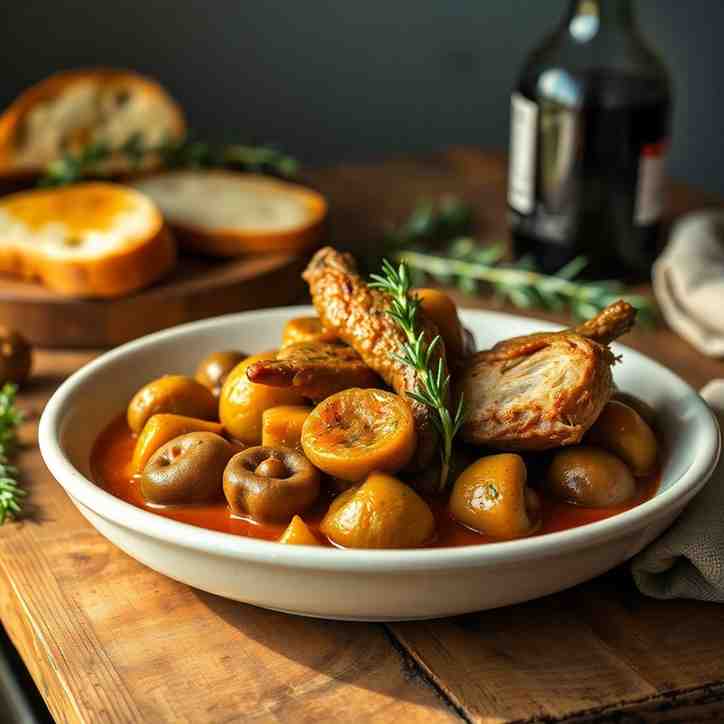 Conill Amb Ceps Recipe Cozy Catalan Rabbit & Porcini
