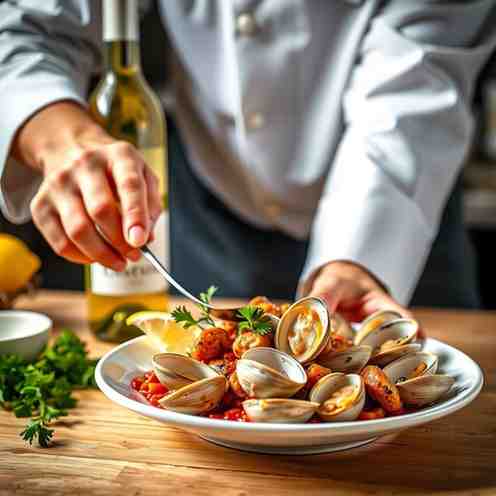 Cook Almejas a la Marinera - Best White Wine for Clams