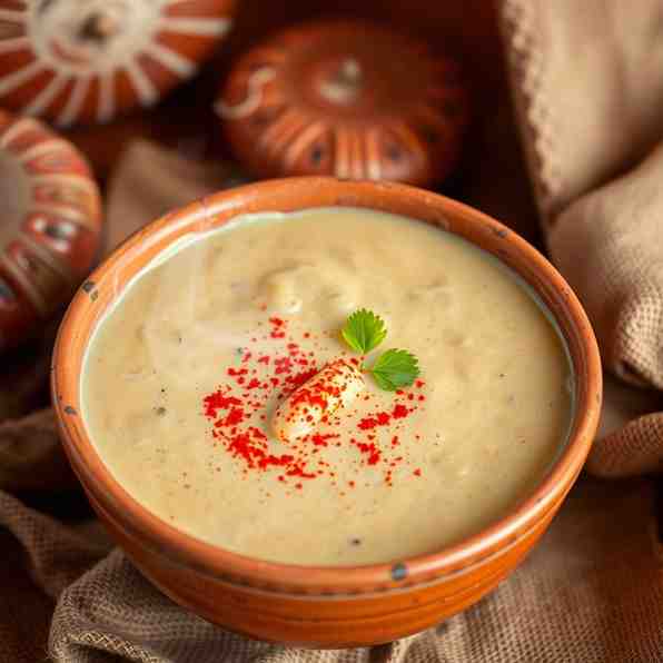 Creamy Moroccan Bissara - Easy Dried Fava Bean Soup