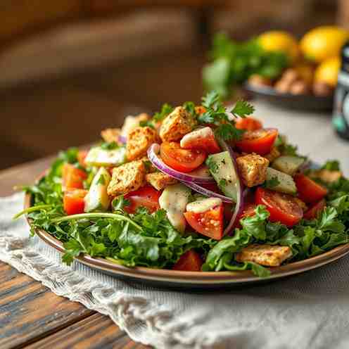 Crispy Fattoush Salad - Easy Recipe