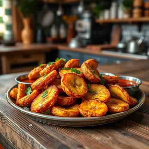 Crispy Fried Plantains - Best Sweet & Salty Snack Recipe