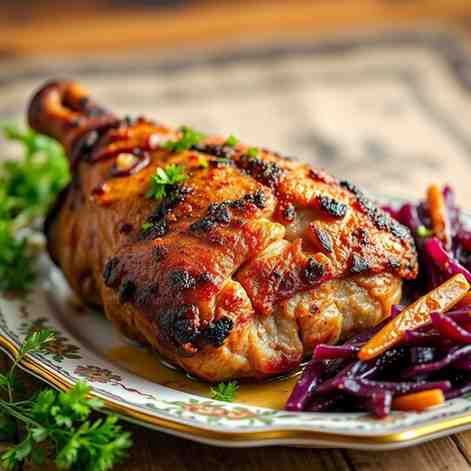 Crispy German Pork Shoulder with Skin