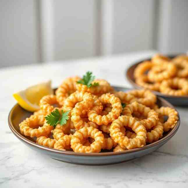 Crispy Gluten-Free Calamari with Lemon | Easy Recipe