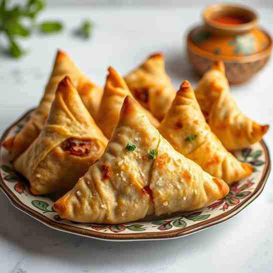Crispy Homemade Samosas - FlakySamosa Pastry
