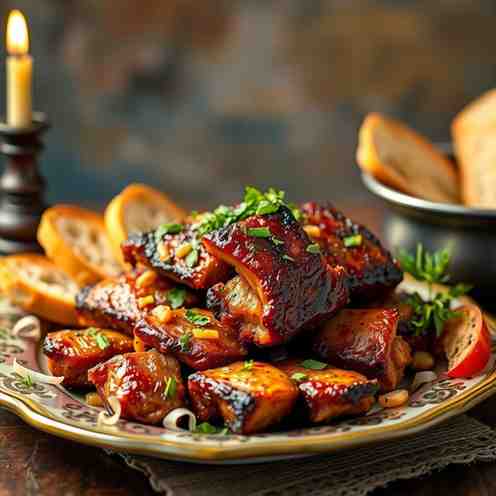 Crispy Pork Belly Griot - Haitian Feast