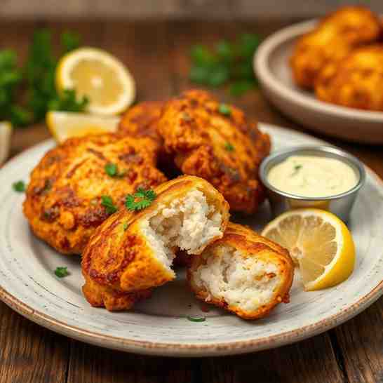 Crispy Salted Cod Fish Fritters Recipe