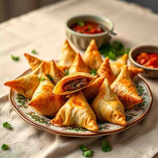 Crispy Sambusa Recipe - Easy Samosa Sheets & Meat Filling