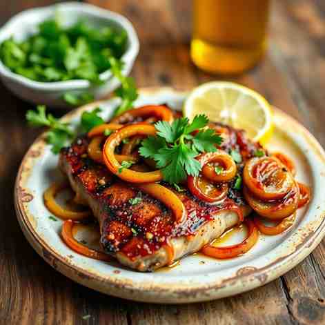 Cuban Pork Steak with Onions - Best Pork Mojo Marinade Recipe